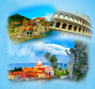 Photo Collage Of Italy 00419